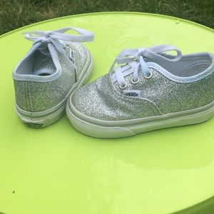 Glitter Vans size 4C